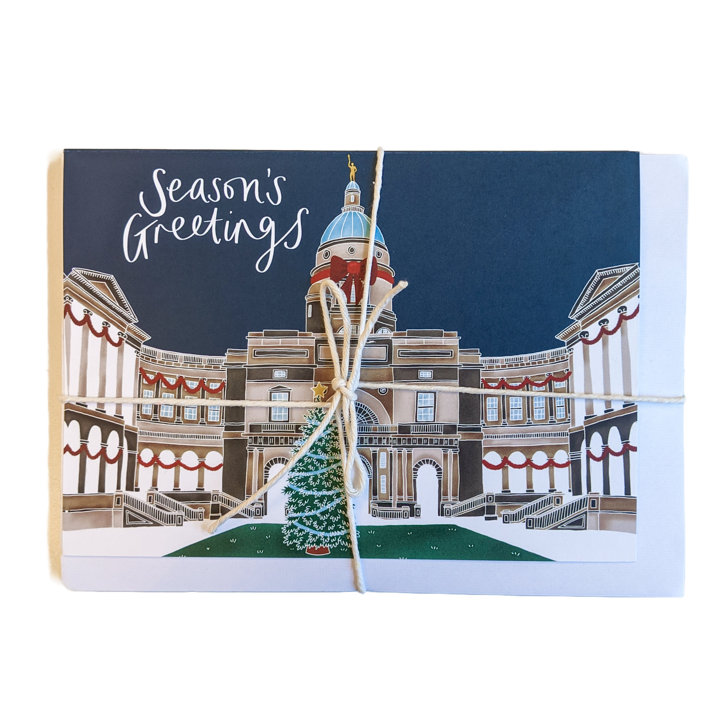 Old College Seasons Greetings Card