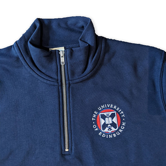 Quarterzip sweatshirt in Navy 