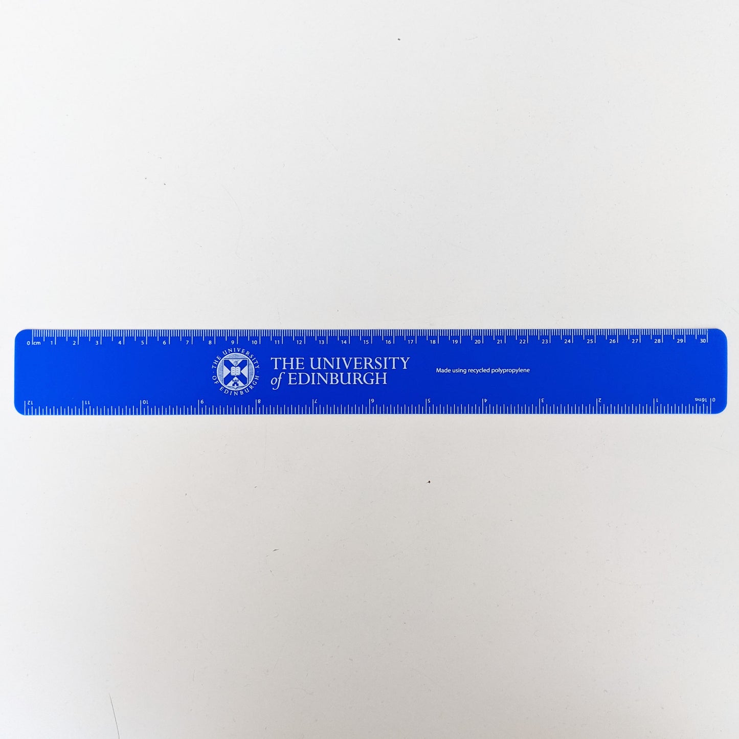 Blue Recycled Plastic Ruler 