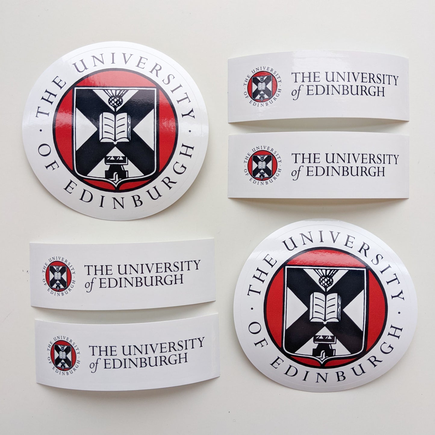 Our sticker range featuring Round Laptop Stickers and Long Laptop Stickers
