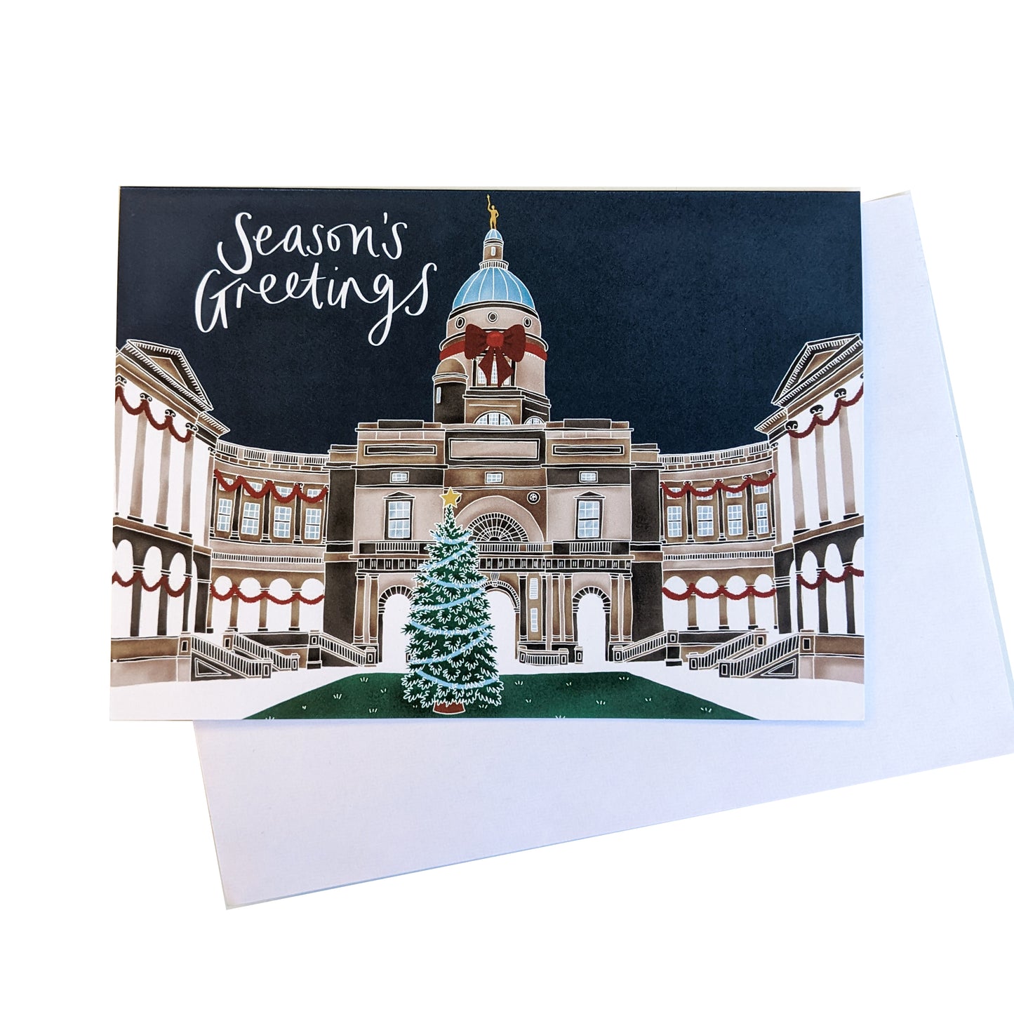 Old College Seasons Greetings Card