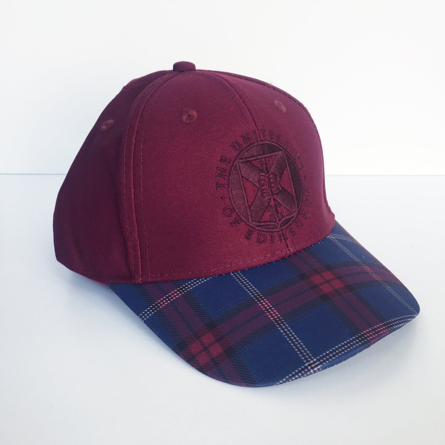 Tartan Baseball Cap with Crest