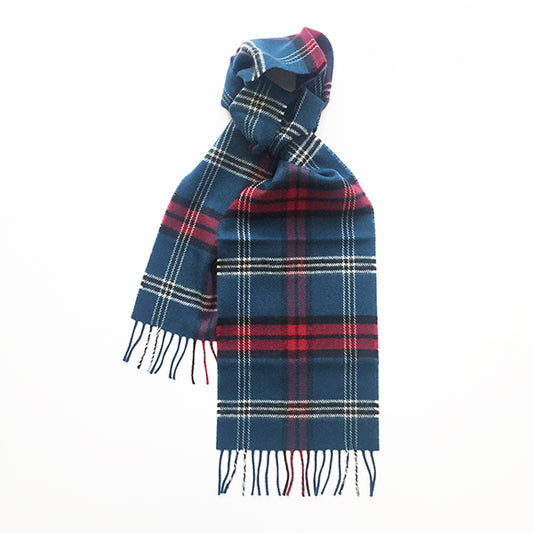 Tartan Lambswool Scarf against a white background