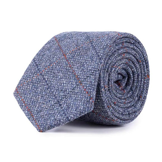 Tweed Tie Rolled Up