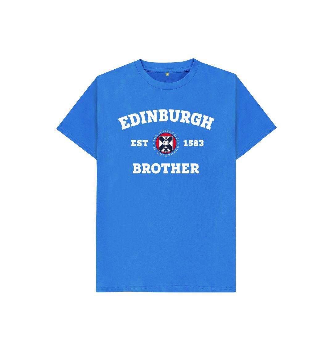 Bright Blue Edinburgh Brother Kids T-Shirt