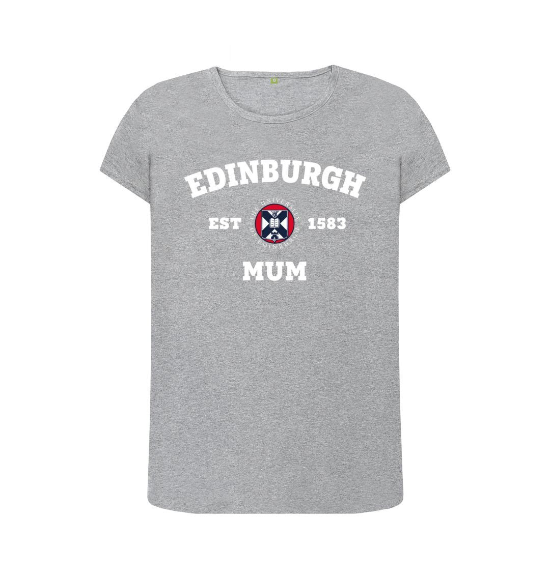 Athletic Grey Edinburgh Mum T-Shirt