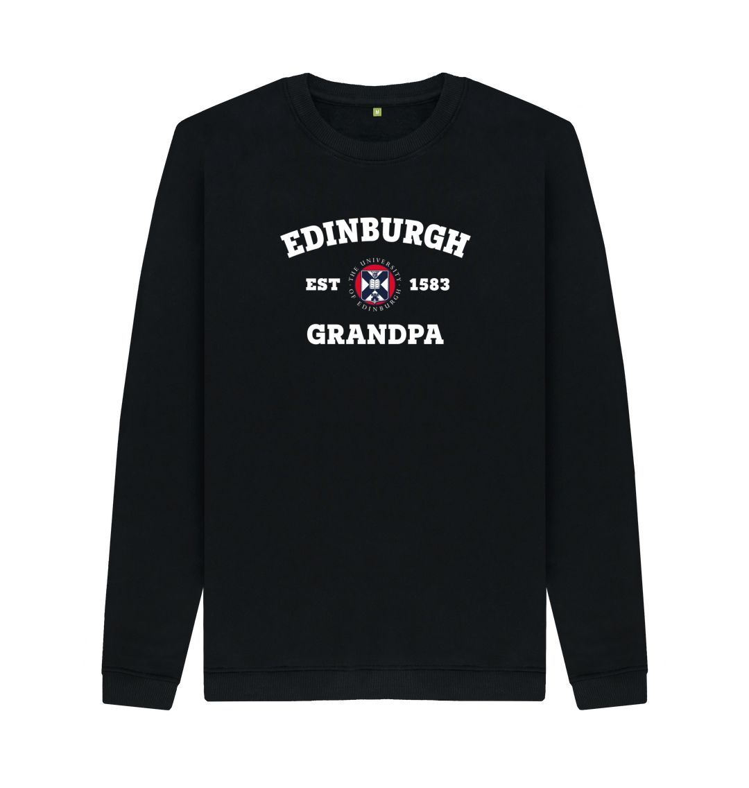 Black Edinburgh Grandpa Sweatshirt