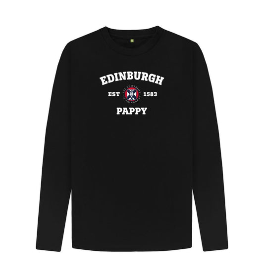 Black Edinburgh Pappy Long Sleeved T-Shirt