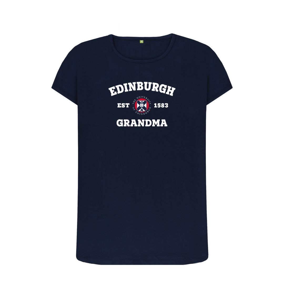 Navy Blue Edinburgh Grandma T-Shirt