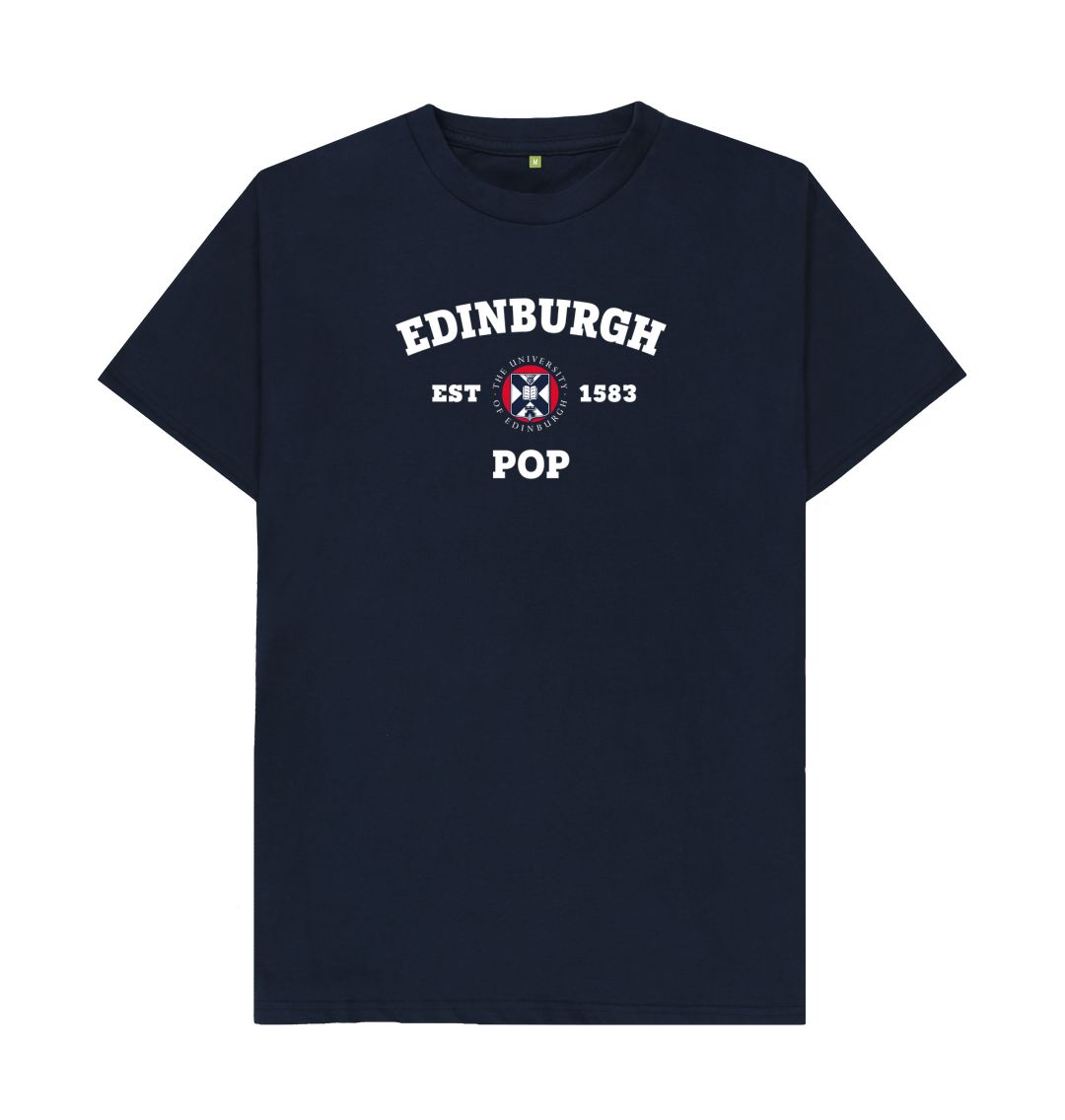 Navy Blue Edinburgh Pop T-Shirt