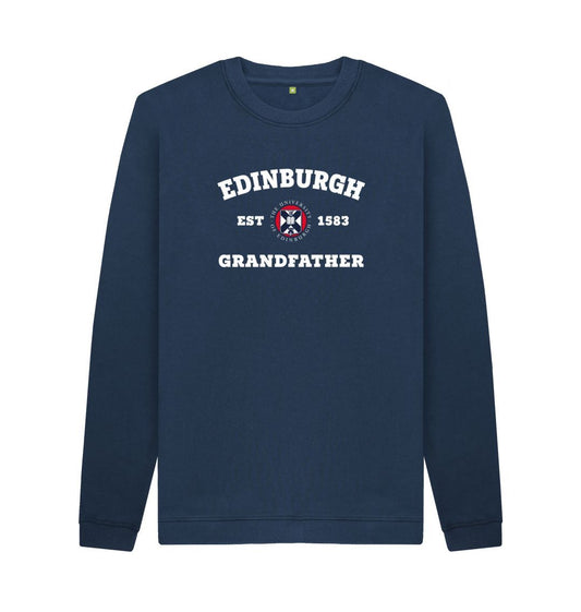 Navy Blue Edinburgh Grandfather Unisex Sweater