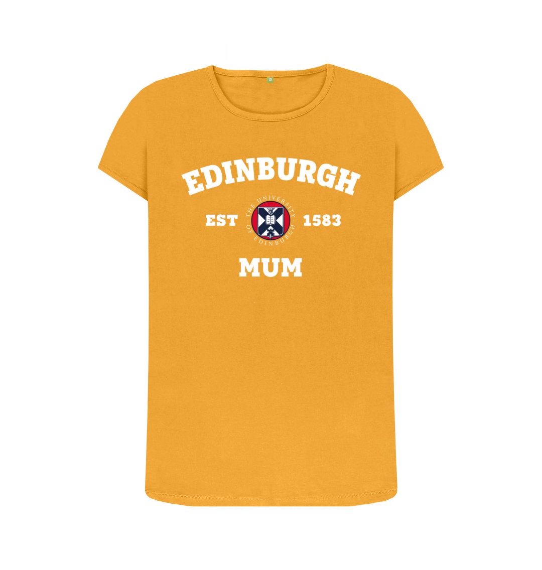 Mustard Edinburgh Mum T-Shirt