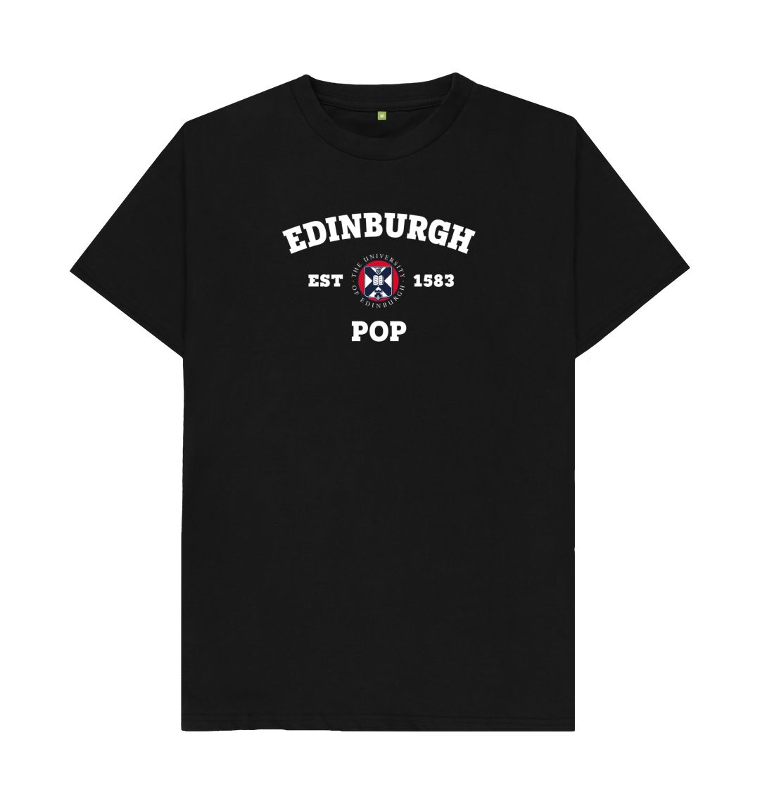Black Edinburgh Pop T-Shirt