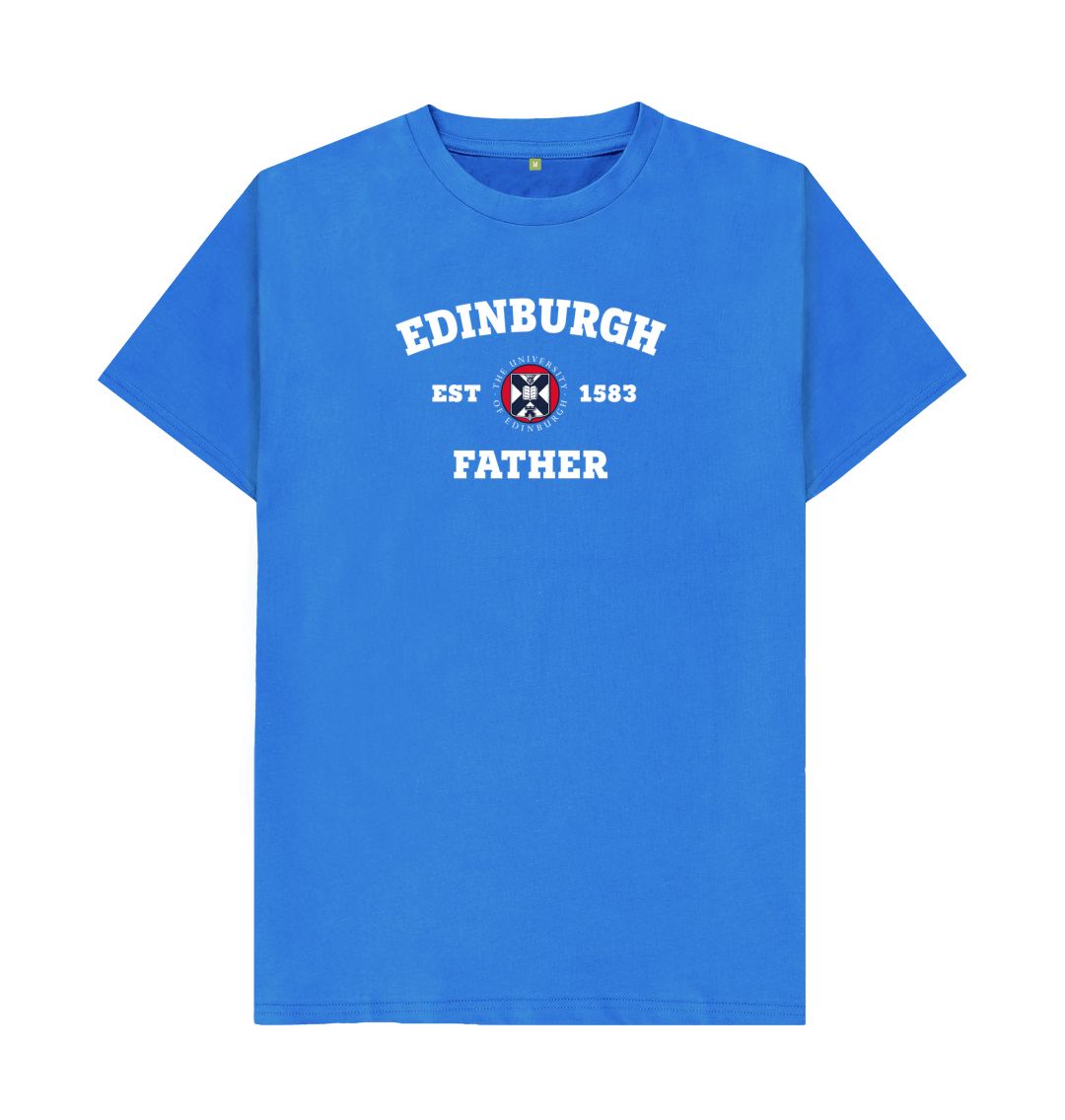 Bright Blue Edinburgh Father T-Shirt