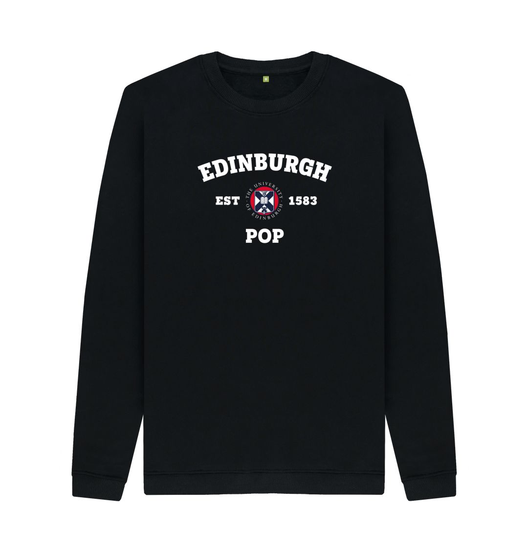 Black Edinburgh Pop Sweatshirt