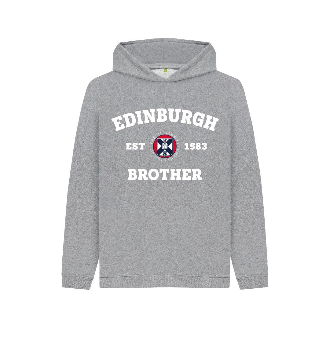 Athletic Grey Edinburgh Brother Kids Hoodie 1