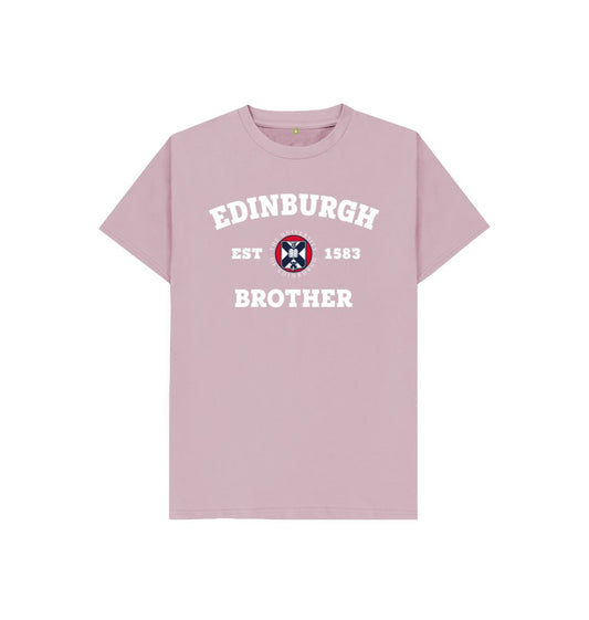 Mauve Edinburgh Brother Kids T-Shirt
