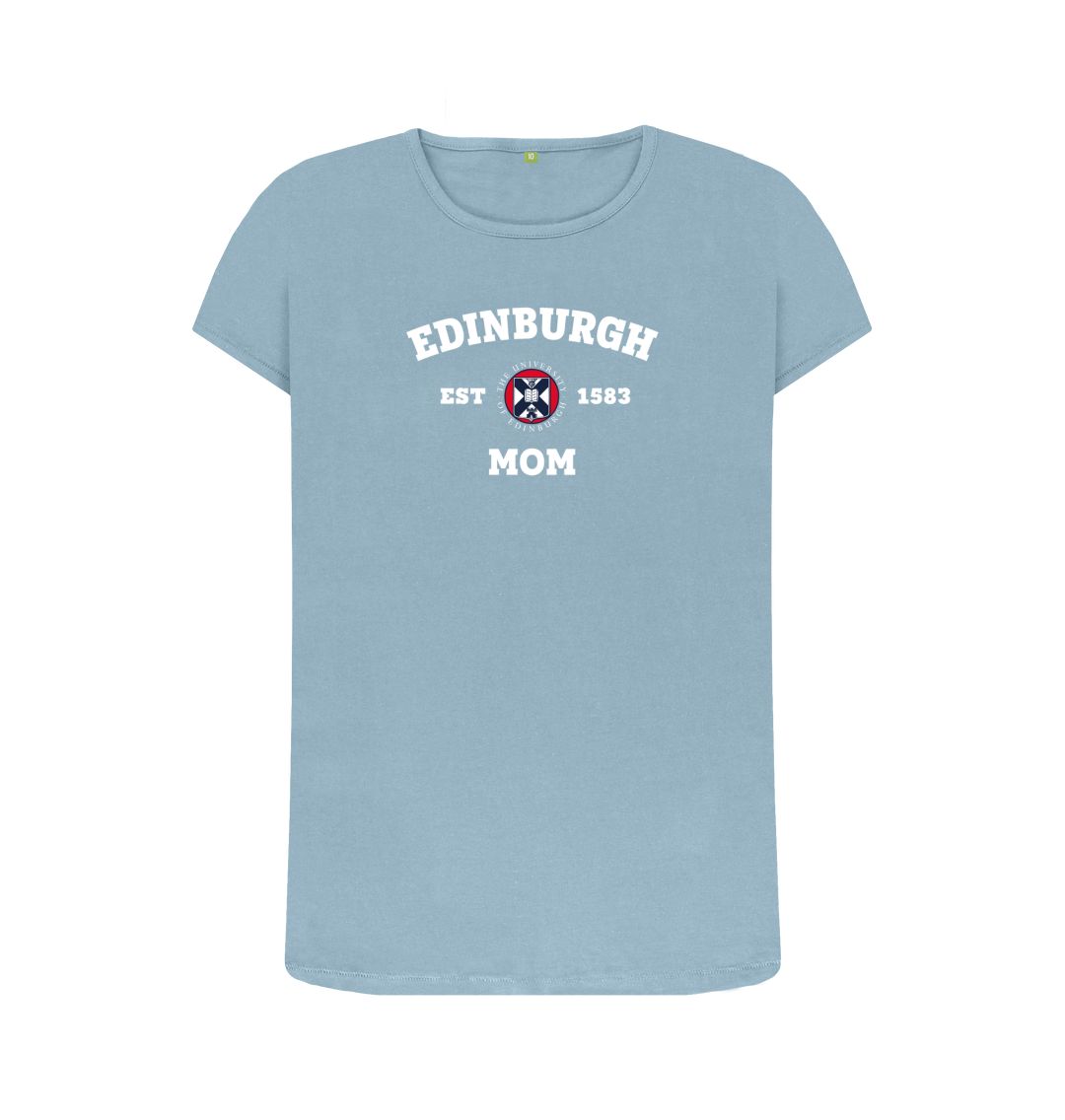 Stone Blue Edinburgh Mom T-Shirt