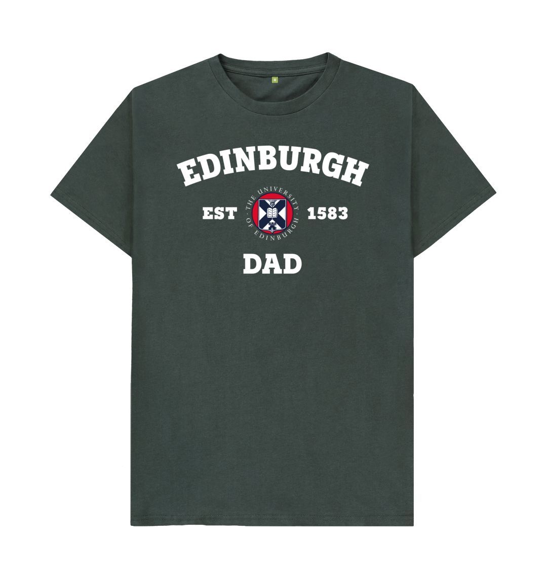 Dark Grey Edinburgh Dad T-Shirt