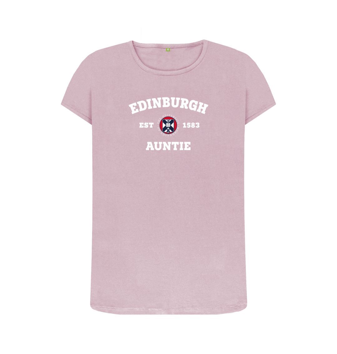 Mauve Edinburgh Auntie T-Shirt