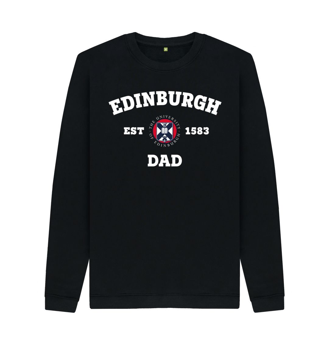 Black Edinburgh Dad Sweatshirt