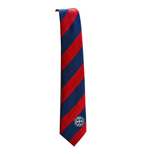 Classic Silk Tie in Red/Navy