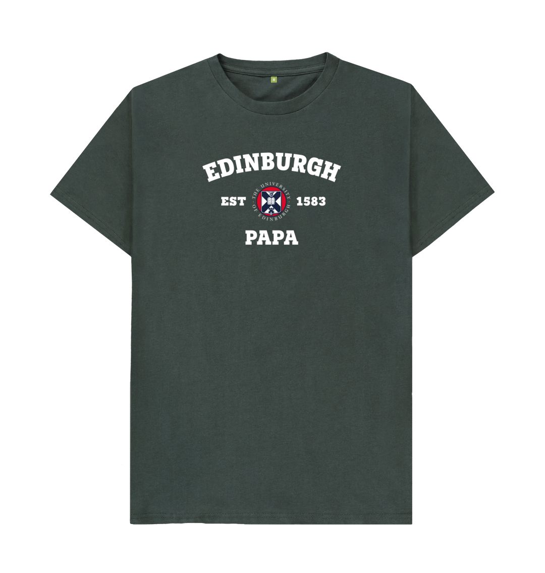 Dark Grey Edinburgh Papa T-Shirt