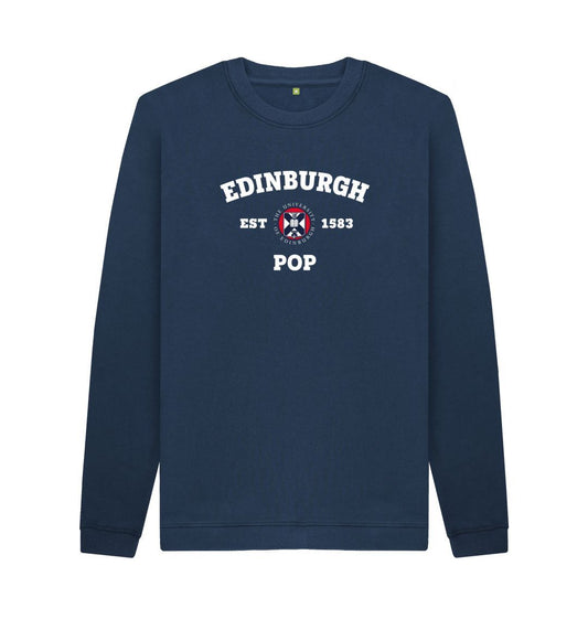 Navy Blue Edinburgh Pop Sweatshirt