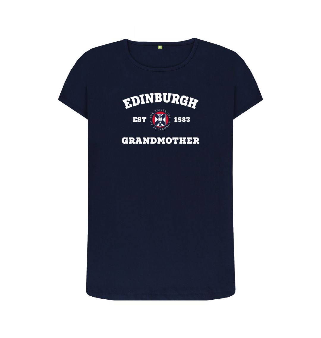 Navy Blue Edinburgh Grandmother T-Shirt