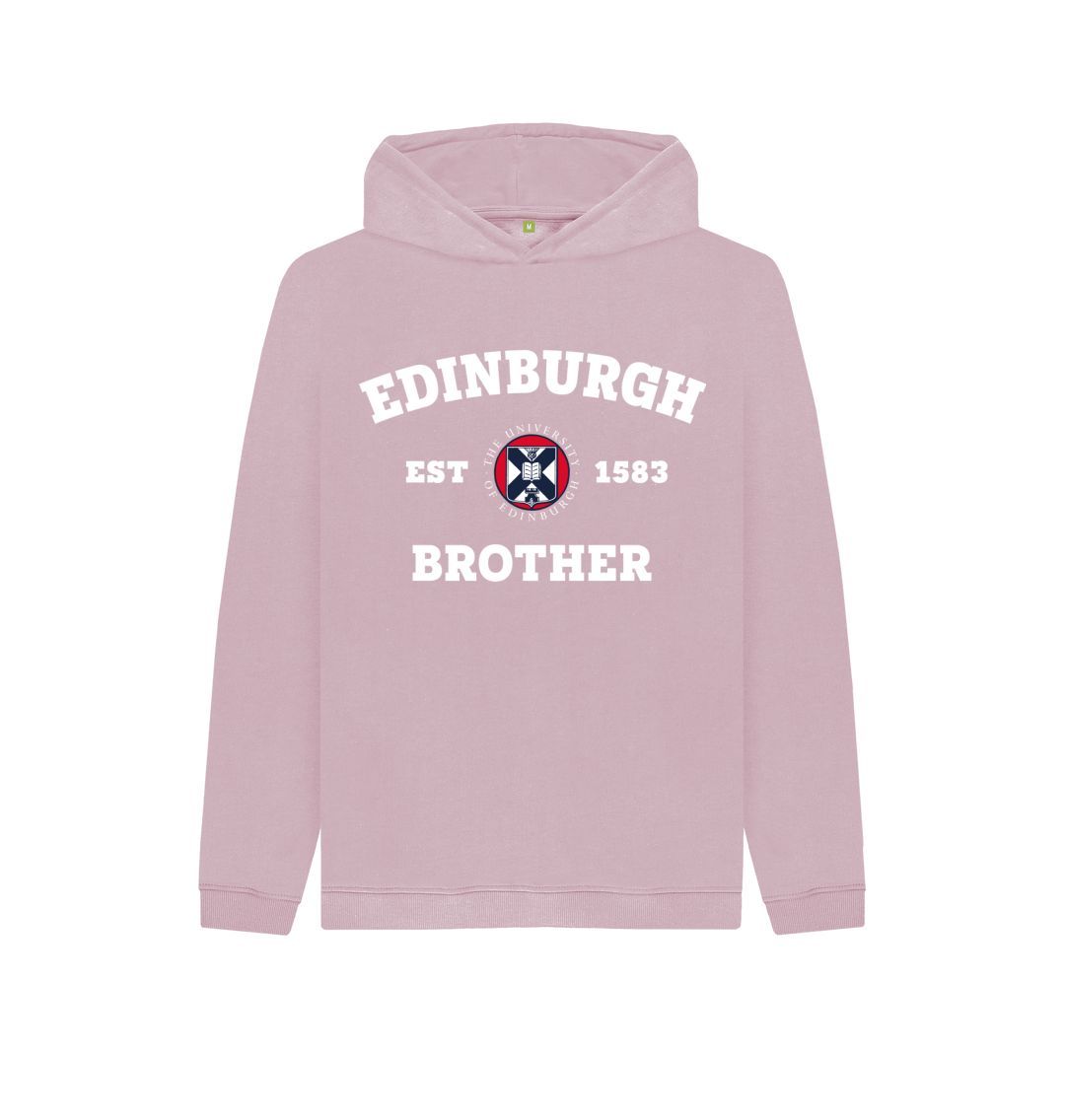 Mauve Edinburgh Brother Kids Hoodie 1
