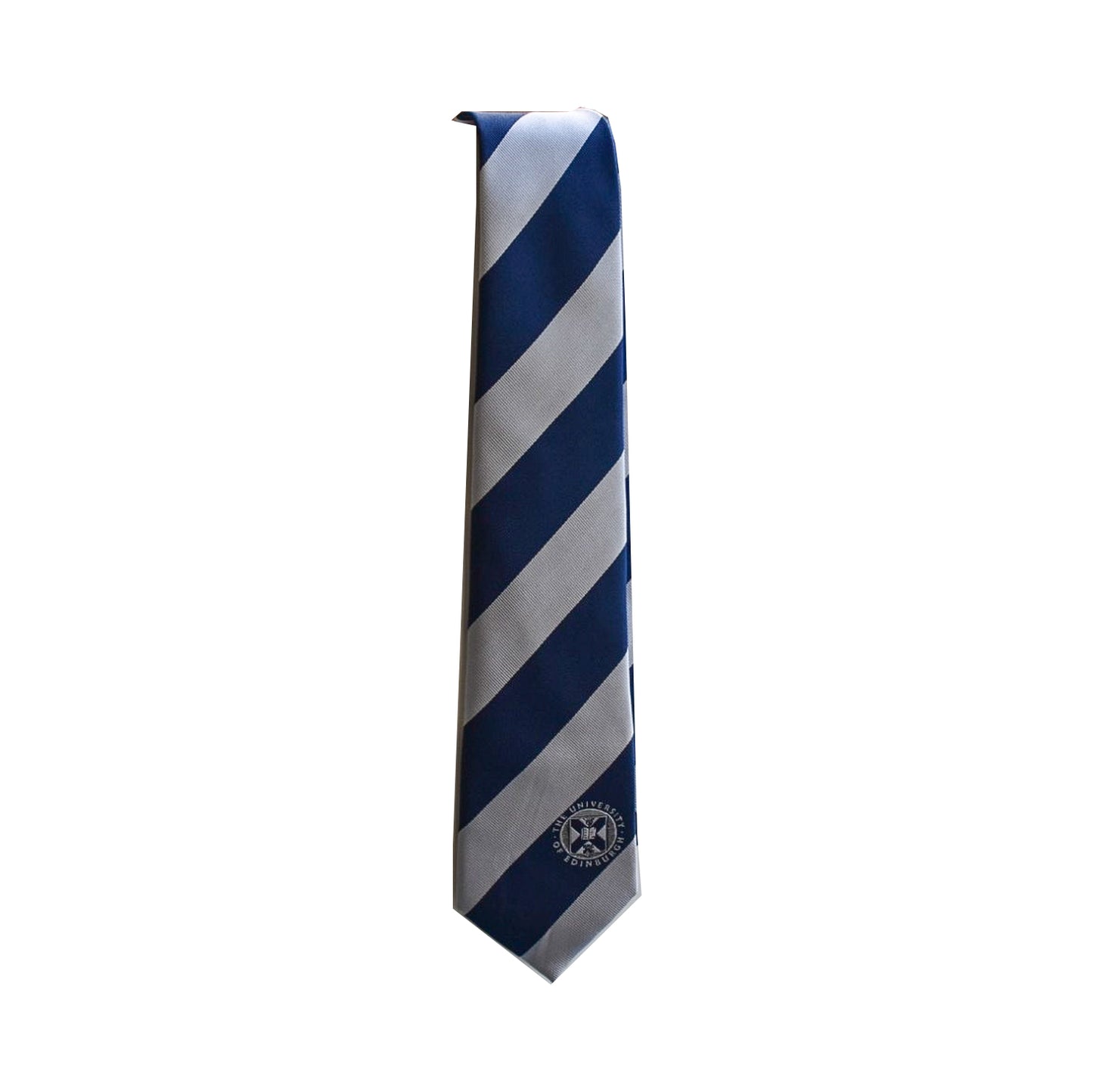 Classic Silk Tie in Navy/White