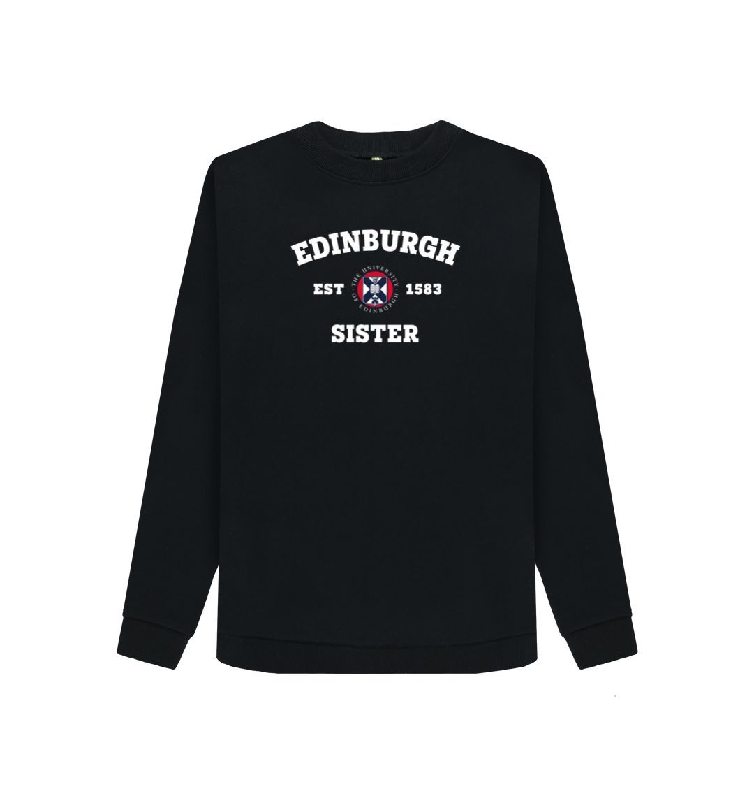 Black Edinburgh Sister Sweatshirt