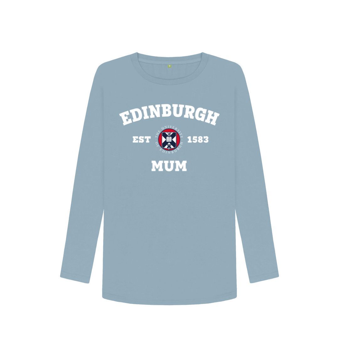 Stone Blue Edinburgh Mum Long Sleeved T-shirt