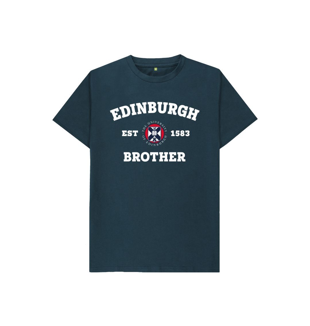 Denim Blue Edinburgh Brother Kids T-Shirt