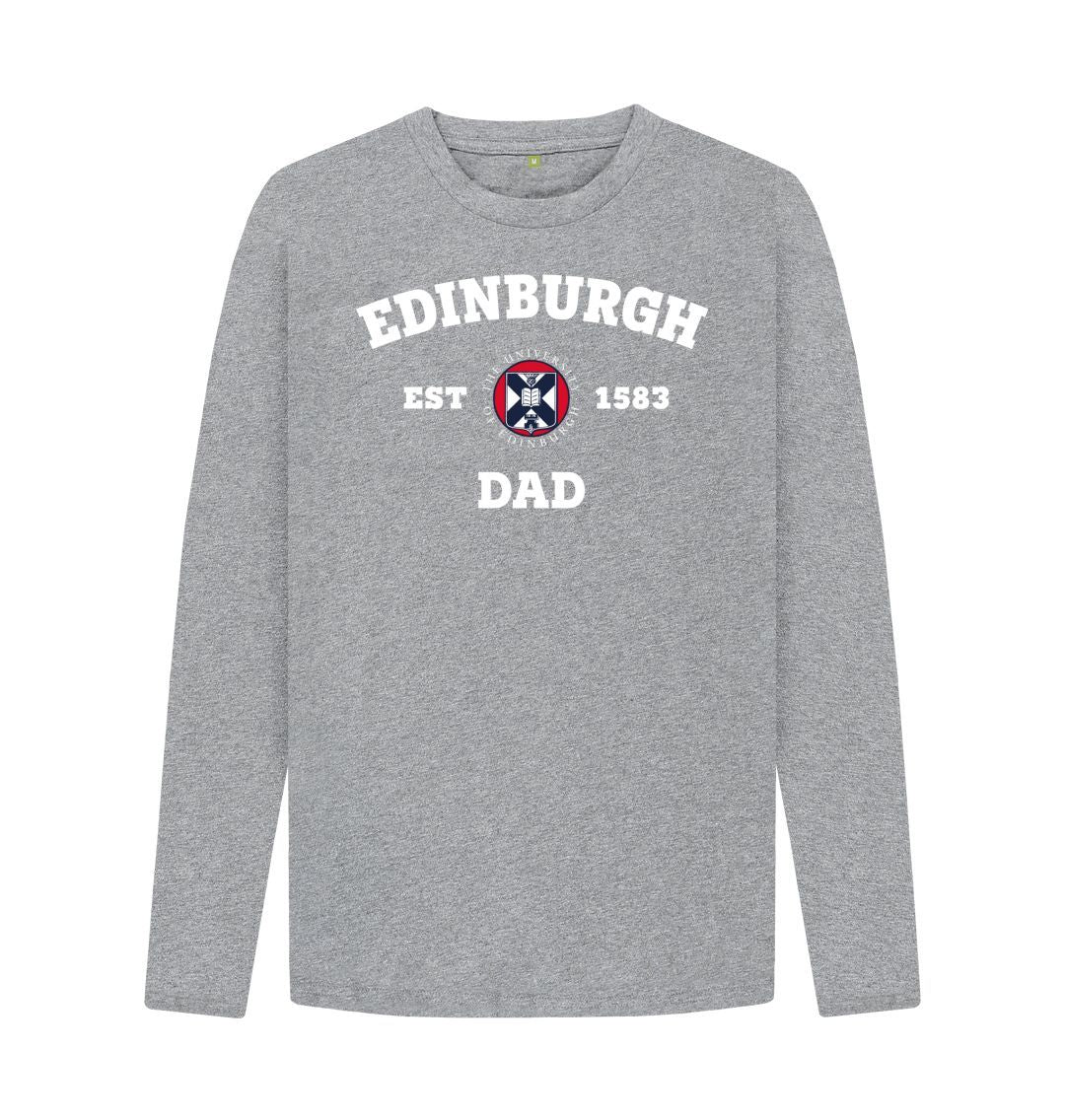 Athletic Grey Edinburgh Dad Long Sleeved T-Shirt