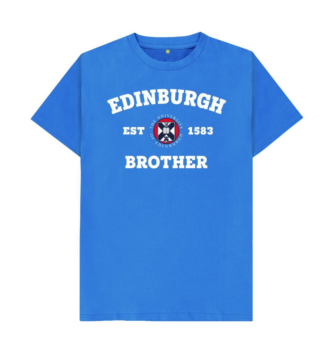 Bright Blue Edinburgh Brother T-Shirt